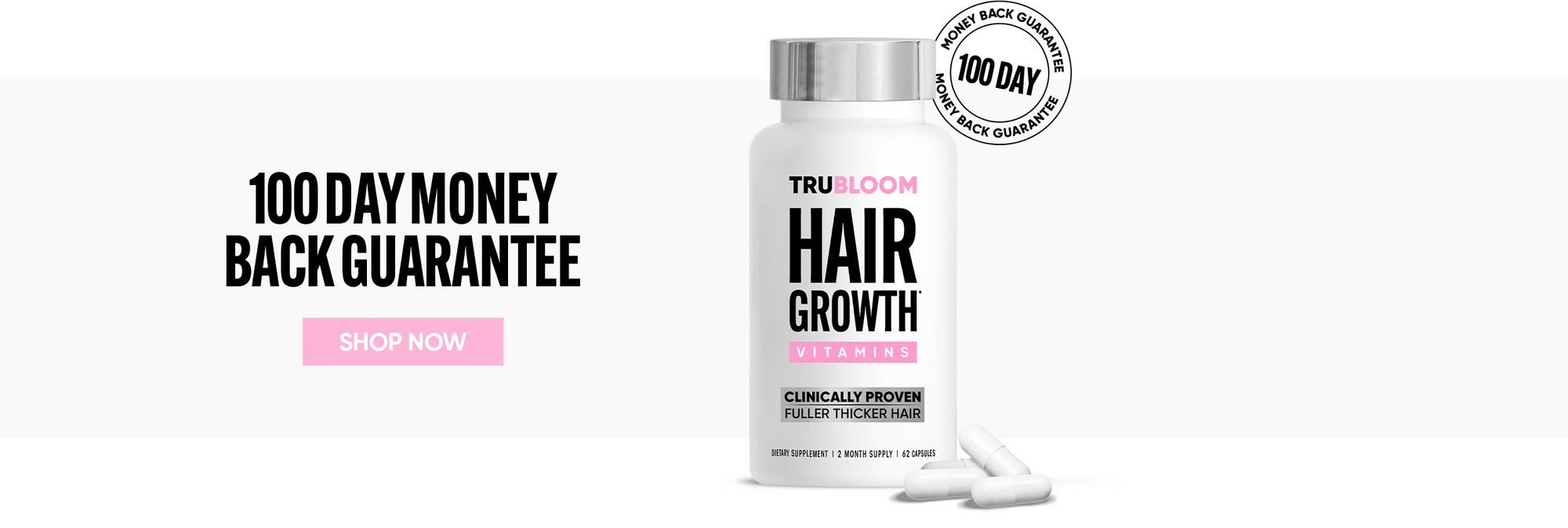 
  
  ST. TROPICA Hair Growth Vitamins - 60 Day Hair Challenge (2 Month Supply)
  
